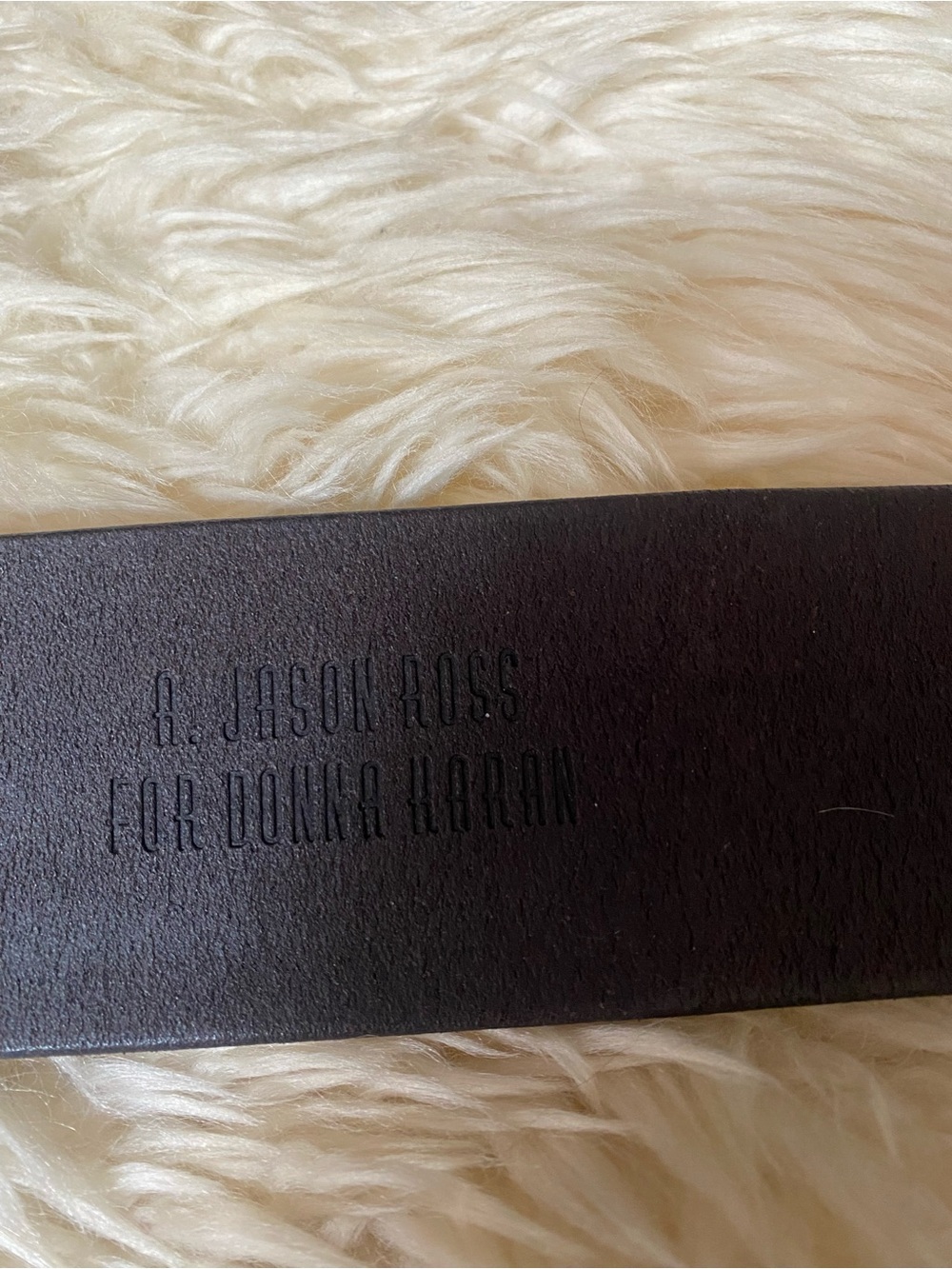 Donna Karen brown leather belt - Picture 5 of 7